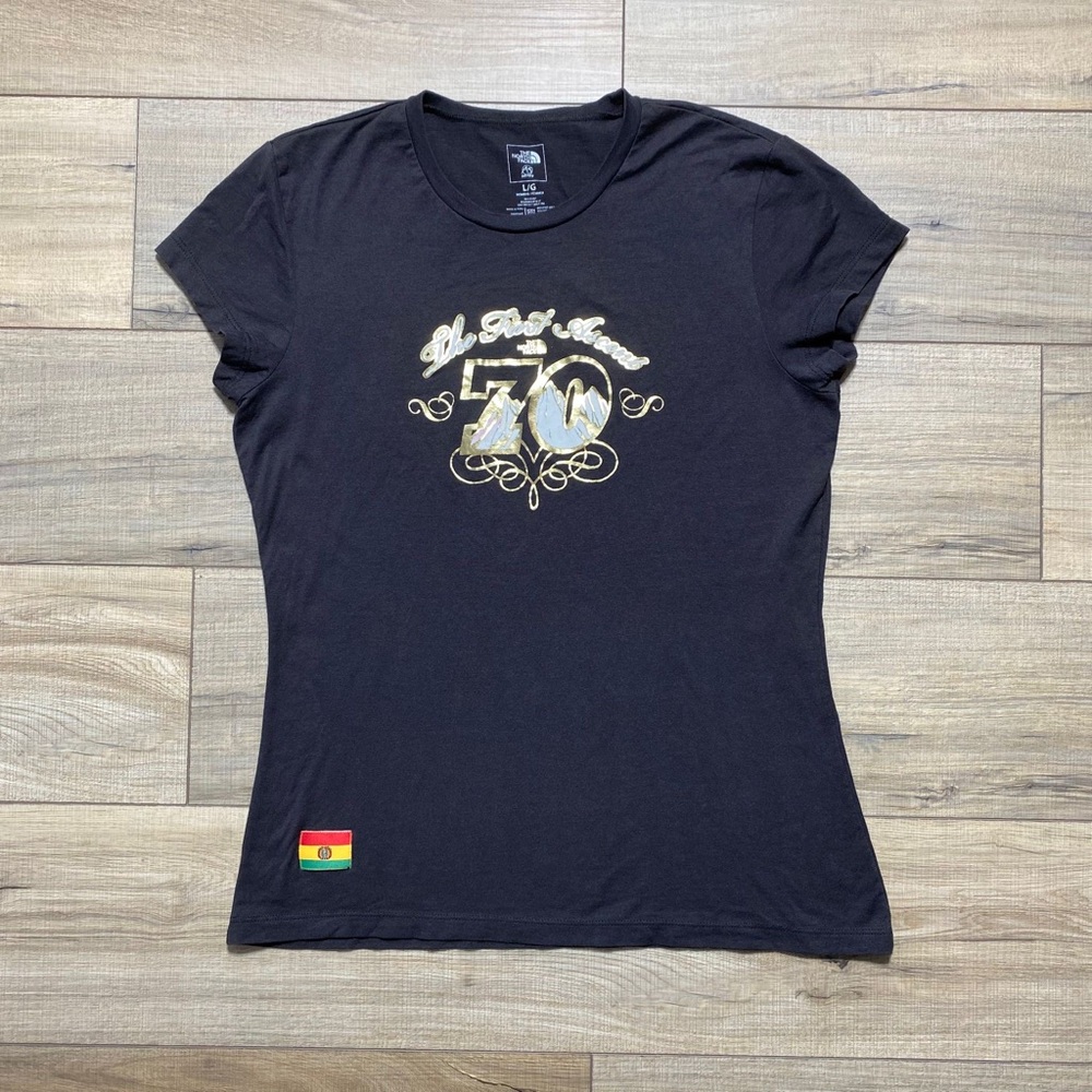 The North Face Womens A5 Series The First Ascent 70 Graphic Tee Size L Black‎
